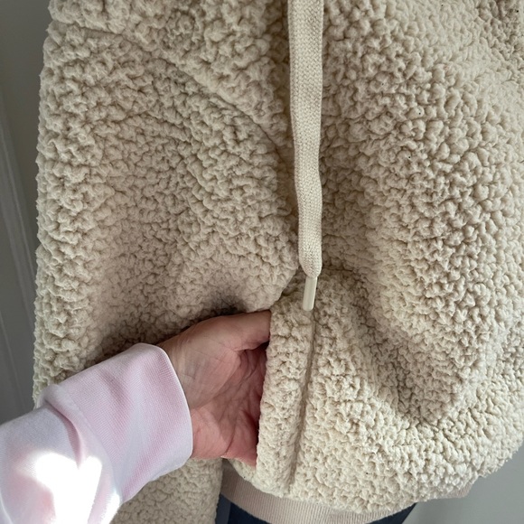 Sherpa Full-zip Hoodie- Sz S - Picture 4 of 6